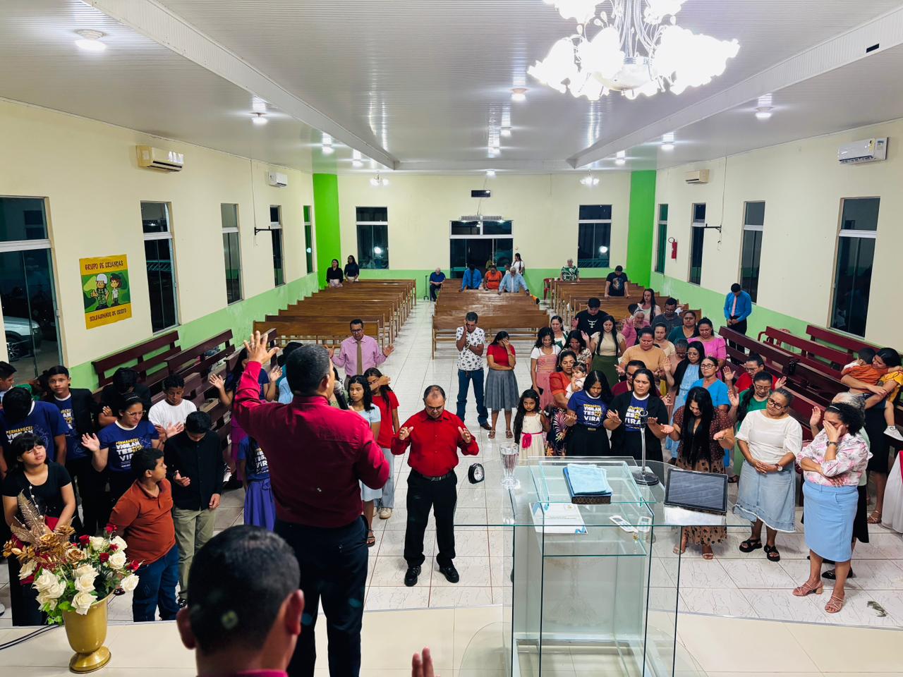 Registro do Encontro de Jovens